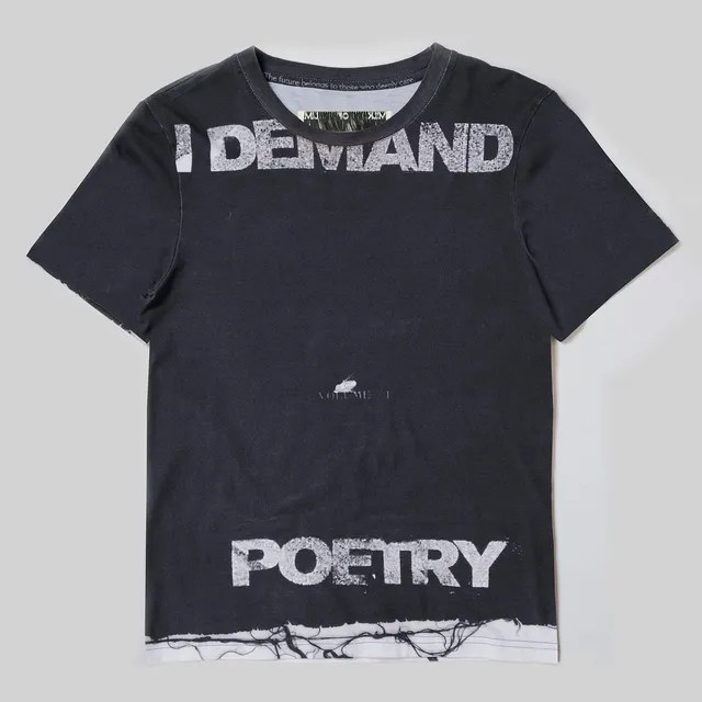 milk-of-lime-garments-poetry-t-shirt image 1