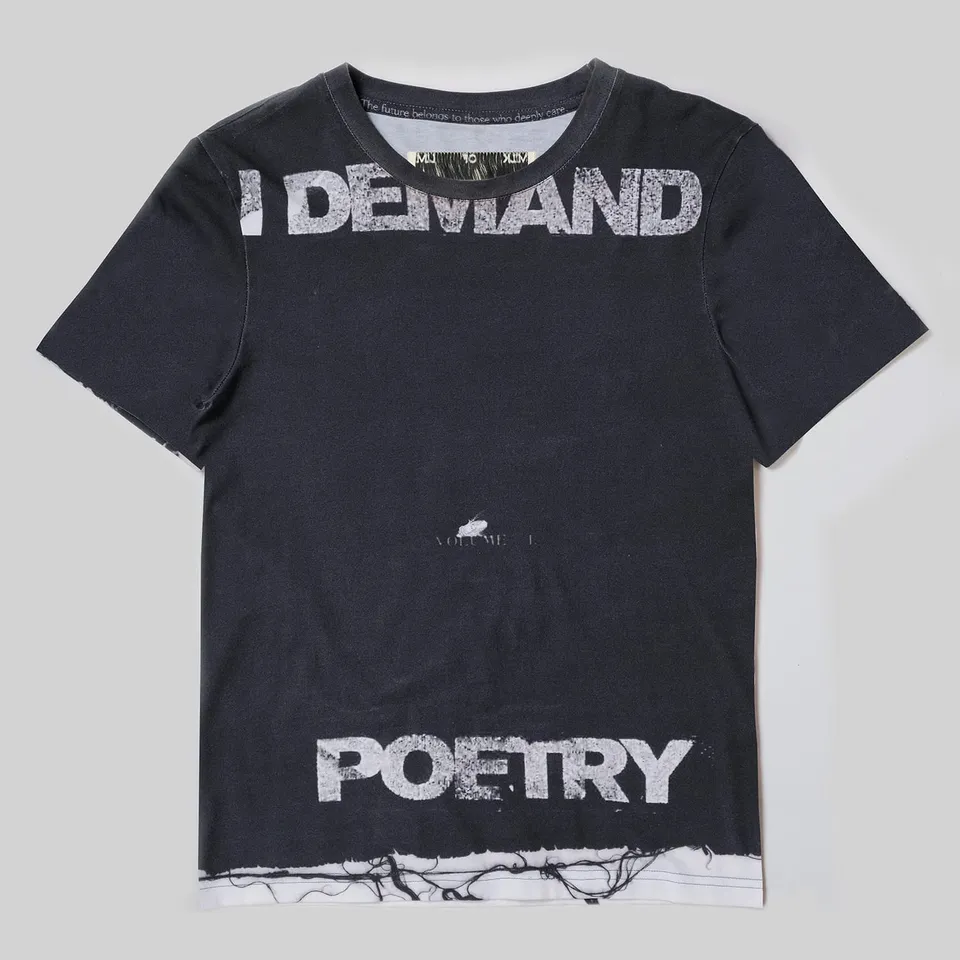 milk-of-lime-garments-poetry-t-shirt image 1