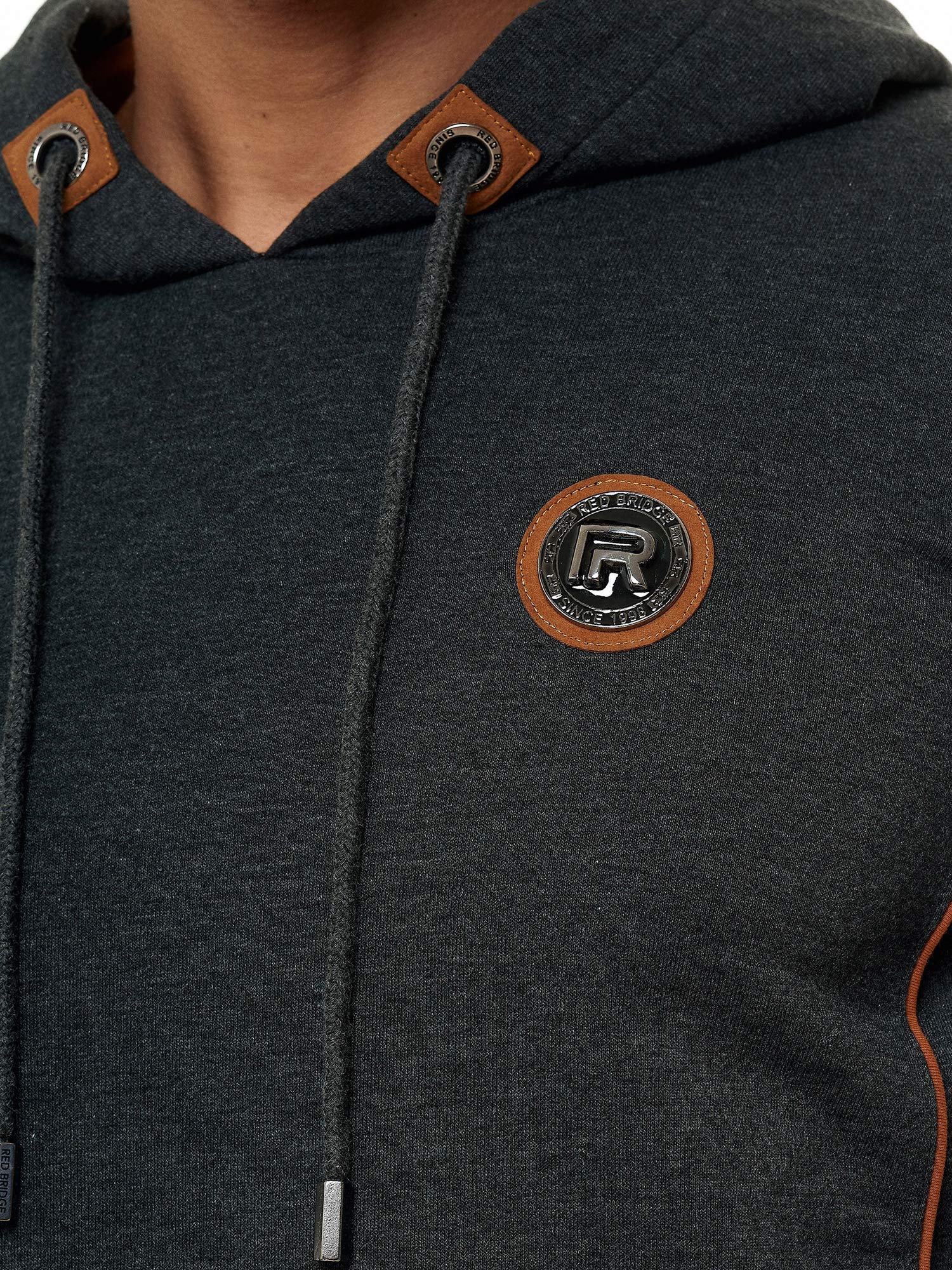 redbridge-contrast-line-hoodie-herren-mit-kapuze-regular-fit-schwarz image 8