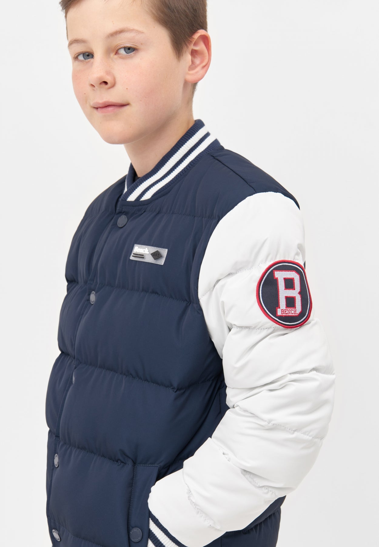 bench-reggie-b-winterjacke-jungen-black-white-college image 8