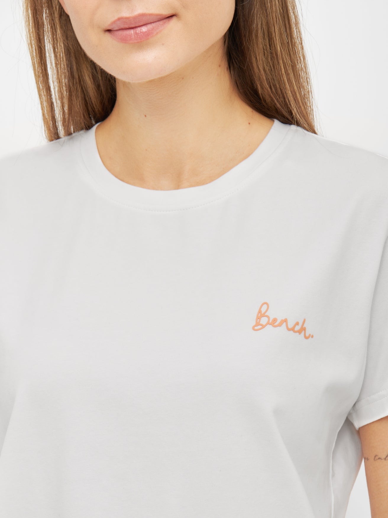 bench-cervia-damen-t-shirt-wei-slim-fit-baumwolle image 4