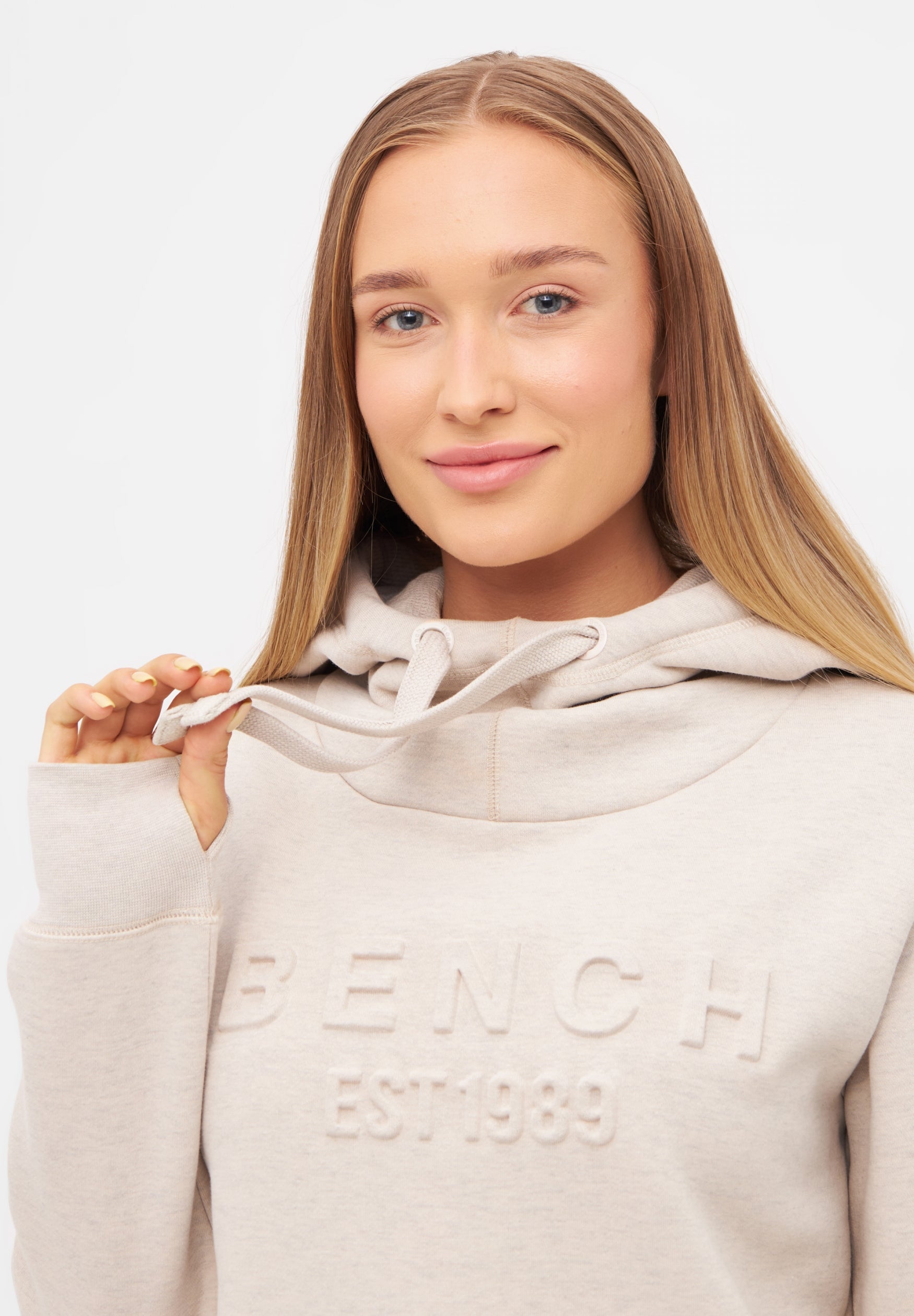 bench-veida-hoodie-damen-stone-marl-daumenl-cher image 4