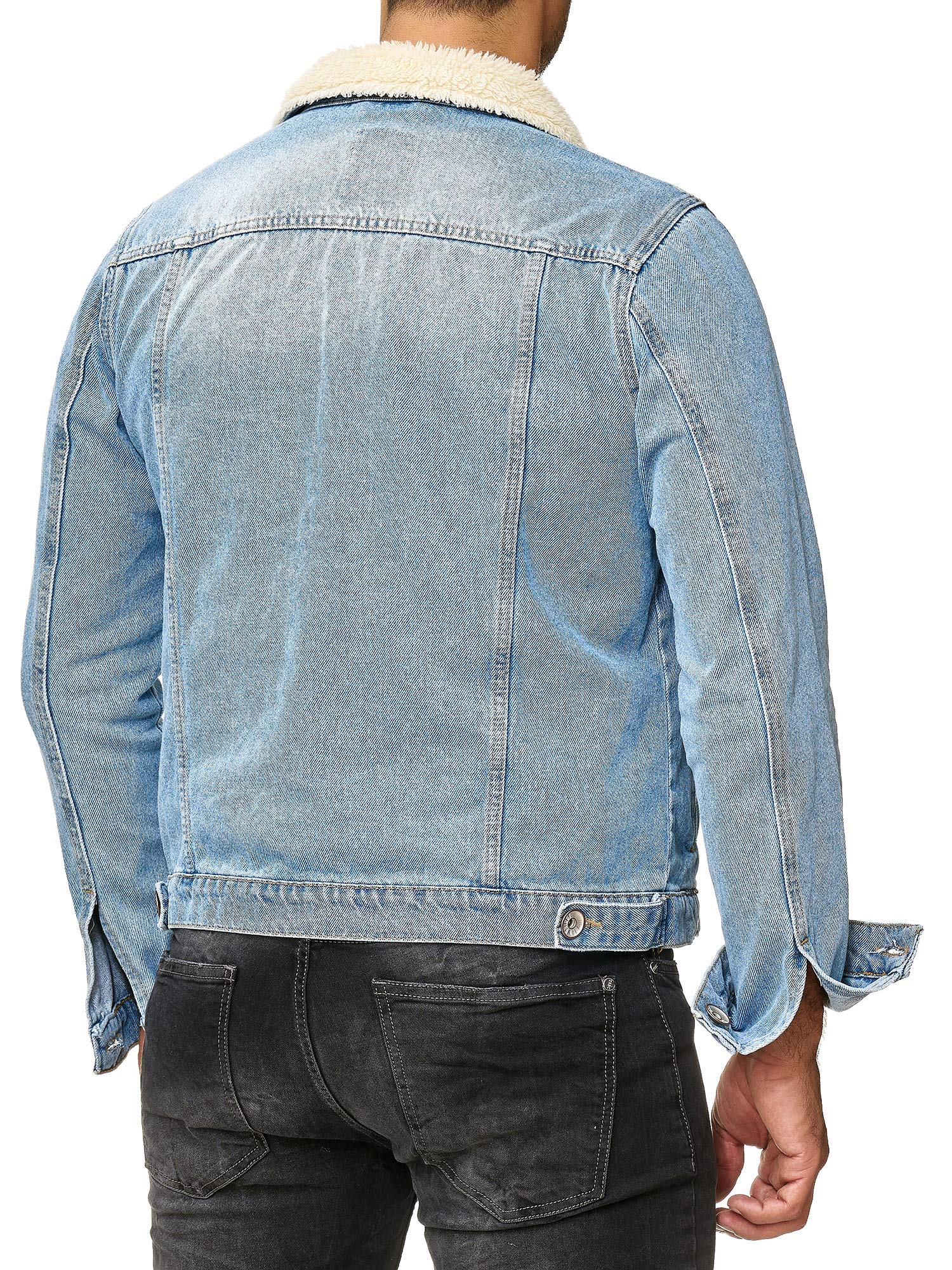 redbridge-jeansjacke-herren-trucker-sherpa-hellblau-xs image 5