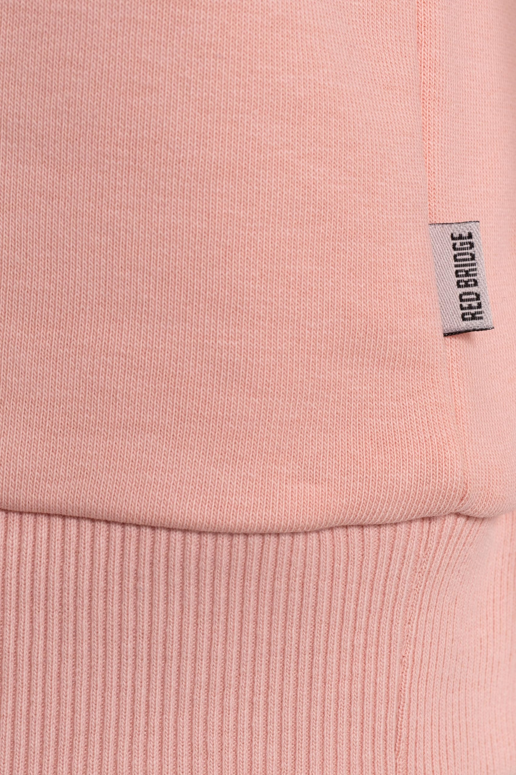 redbridge-pullover-basic-sweatshirt-damen-rosa-baumwolle image 6