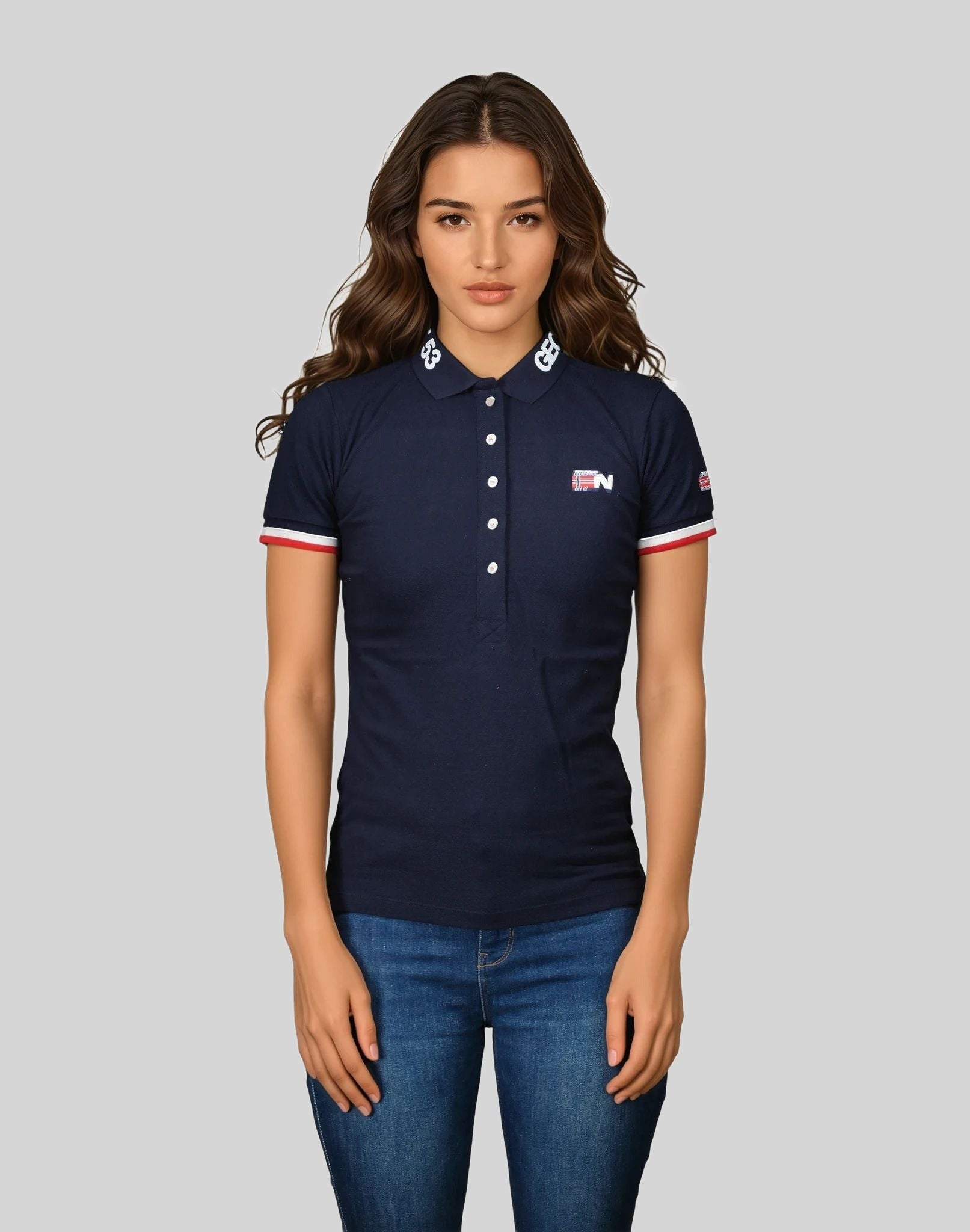 geographical-norway-kanolet-damen-polo-kurzarm-stickerei image 1