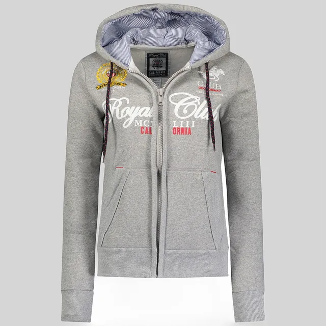 geographical-norway-fanille-damen-hoodie-grau-mit-kapuze image 1
