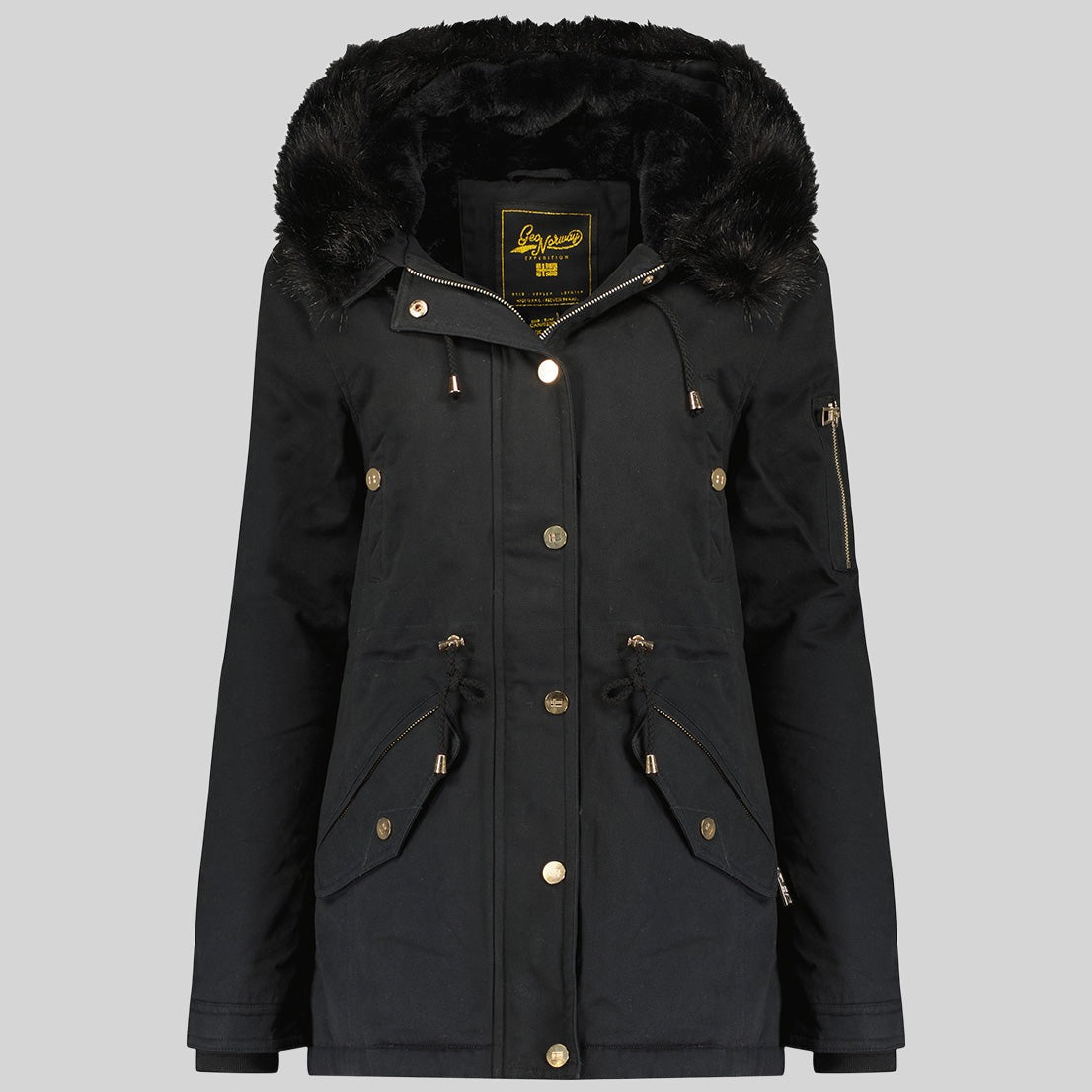 geographical-norway-boldina-parka-damen-marine-kunstfell image 8