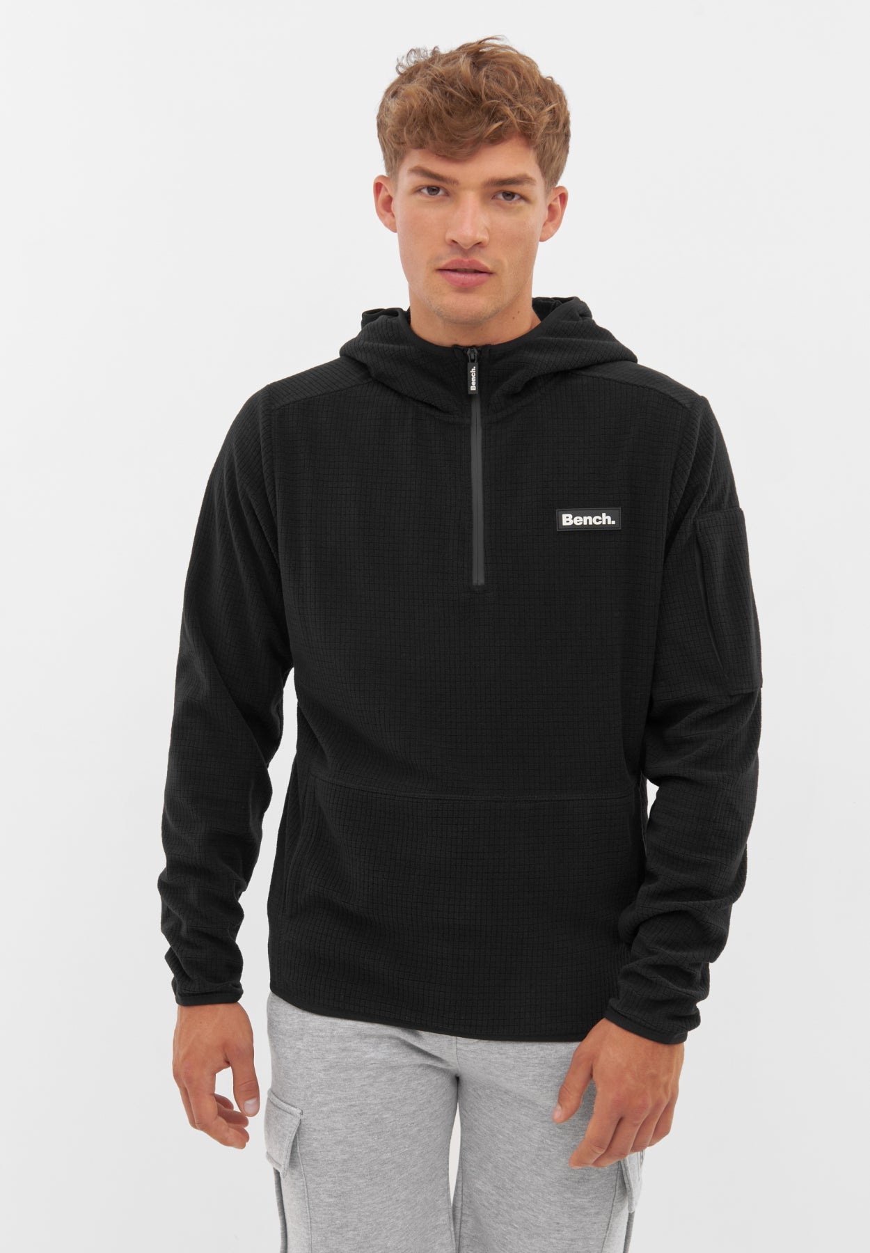 bench-hurlom-herren-fleecepullover-schwarz image 2