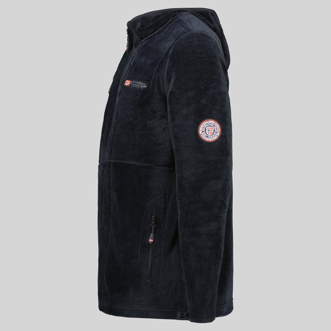 geographical-norway-upload-fleecejacke-herren-taupe-zip image 8