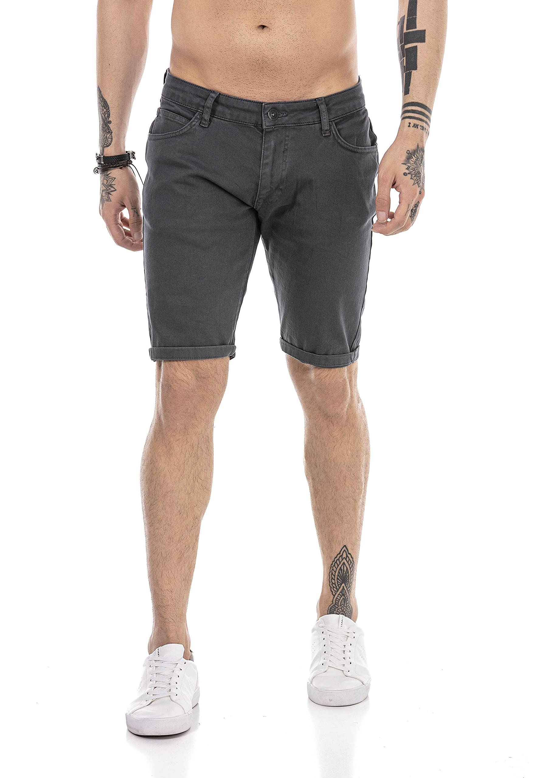 redbridge-shorts-herren-jeans-shorts-chino-look-blau image 2
