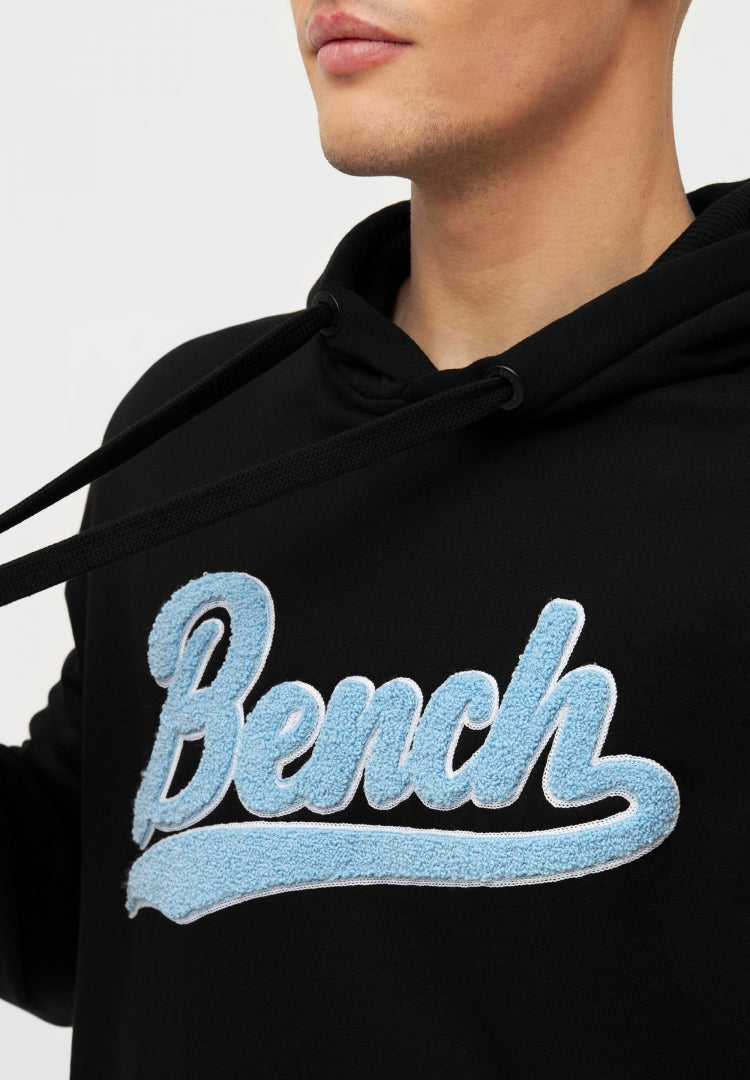 bench-carto-hoodie-herren-black-varsity-print image 4