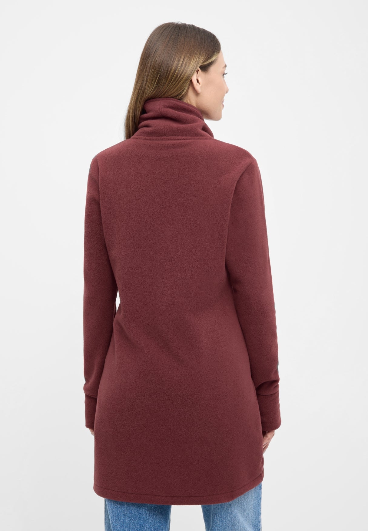 bench-bridgit-fleece-mantel-damen-schwarz-slim-fit image 3