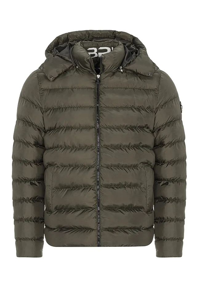 redbridge-winterjacke-herren-kapuze-hoher-kragen-khaki image 1