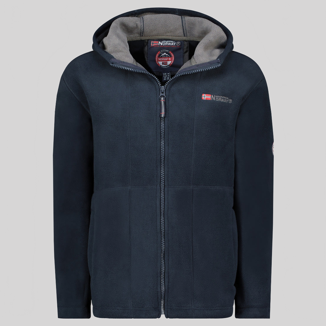 geographical-norway-torleon-hood-herren-fleecejacke-kapuze image 6