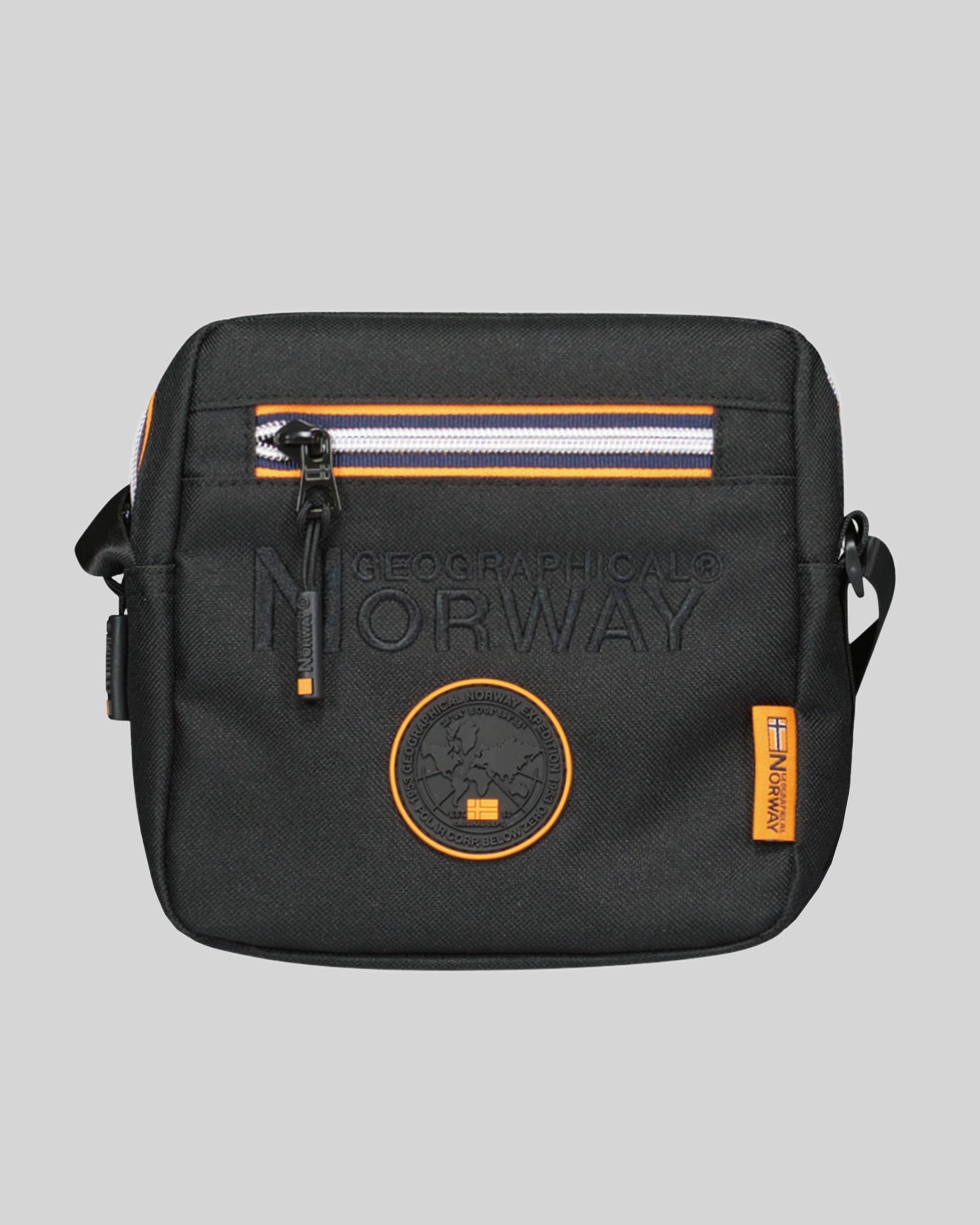 geographical-norway-silvan-umh-ngetasche-schwarz-mit-riemen image 1