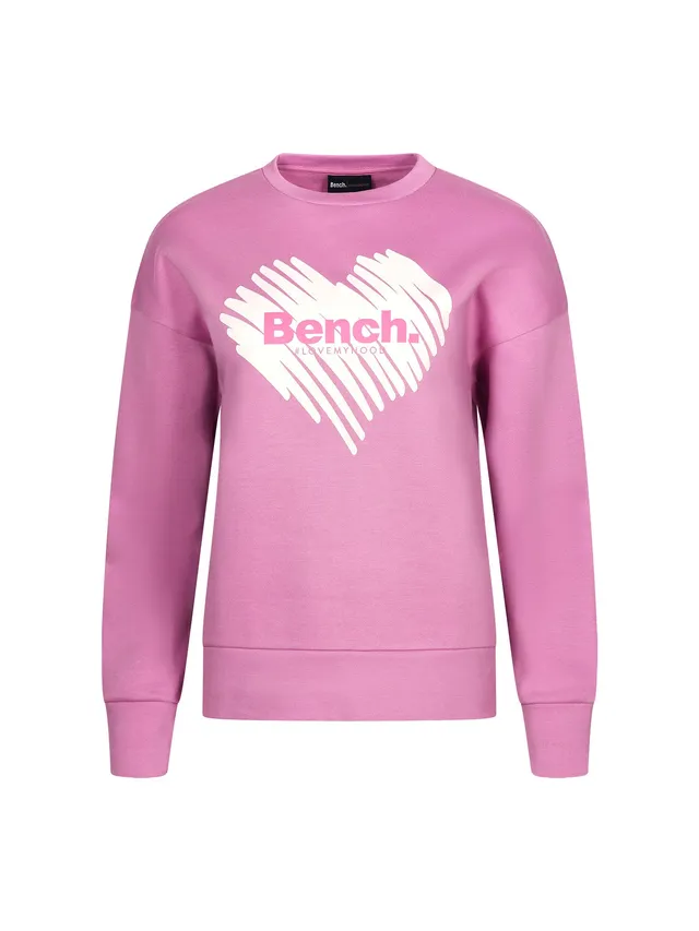 bench-ranah-sweatshirt-damen-violet-baumwolle-rundhals image 1