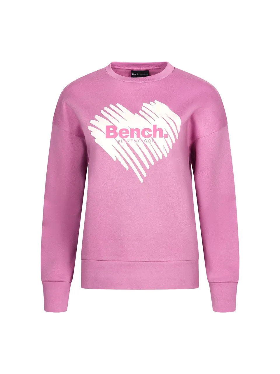 bench-ranah-sweatshirt-damen-violet-baumwolle-rundhals image 1