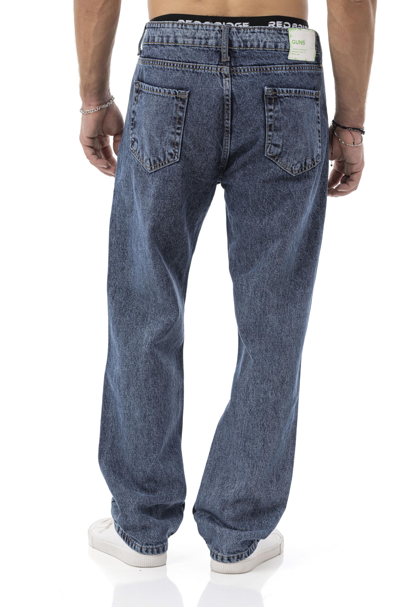 redbridge-jeans-by-diga-straight-fit-herren-blau-baumwolle image 3