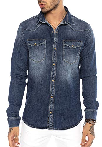 redbridge-premium-denim-jeanshemd-herren-langarm-regular image 6