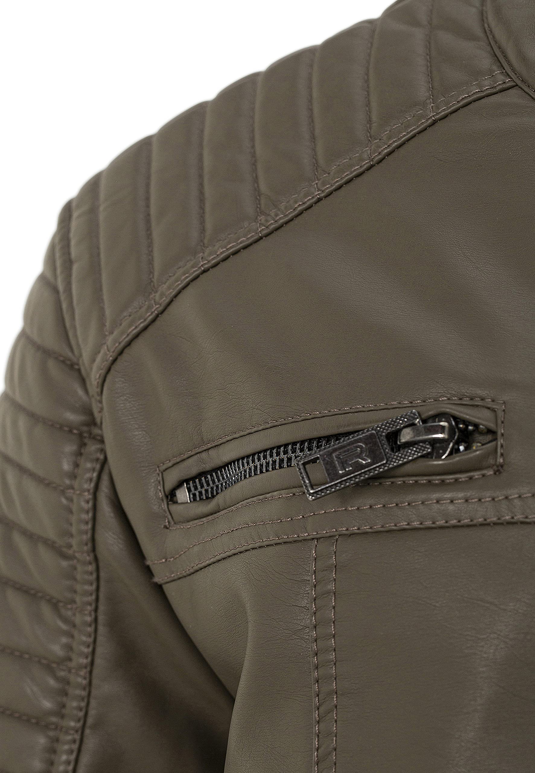 redbridge-bikerjacke-herren-schwarz-kunstleder-m6013 image 7