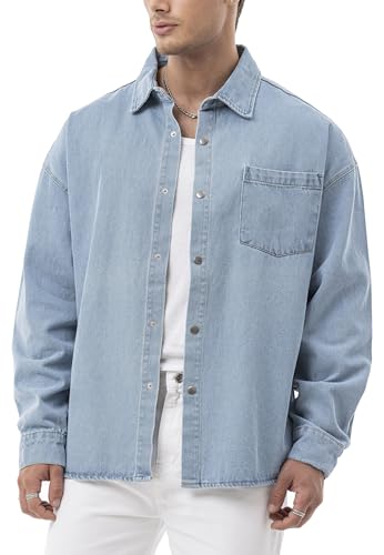 redbridge-hemden-oversize-denim-overshirt-hellblau-druckkn-pfe image 7