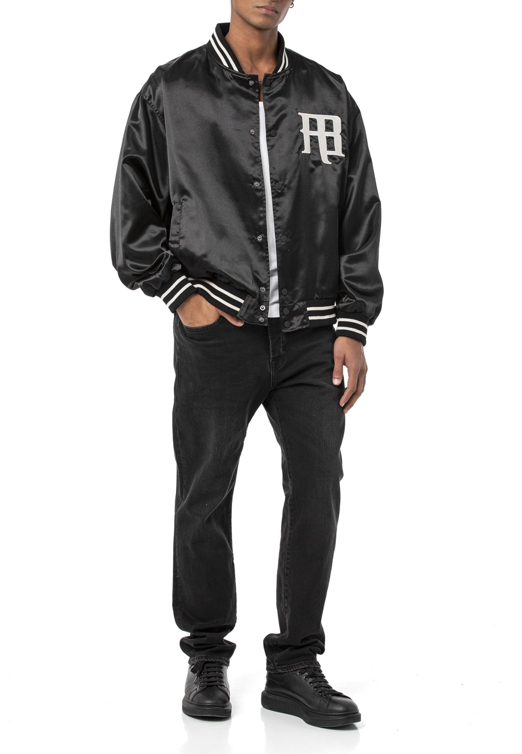 redbridge-collegejacke-satin-look-varsity-jacke-xl-stickerei image 4