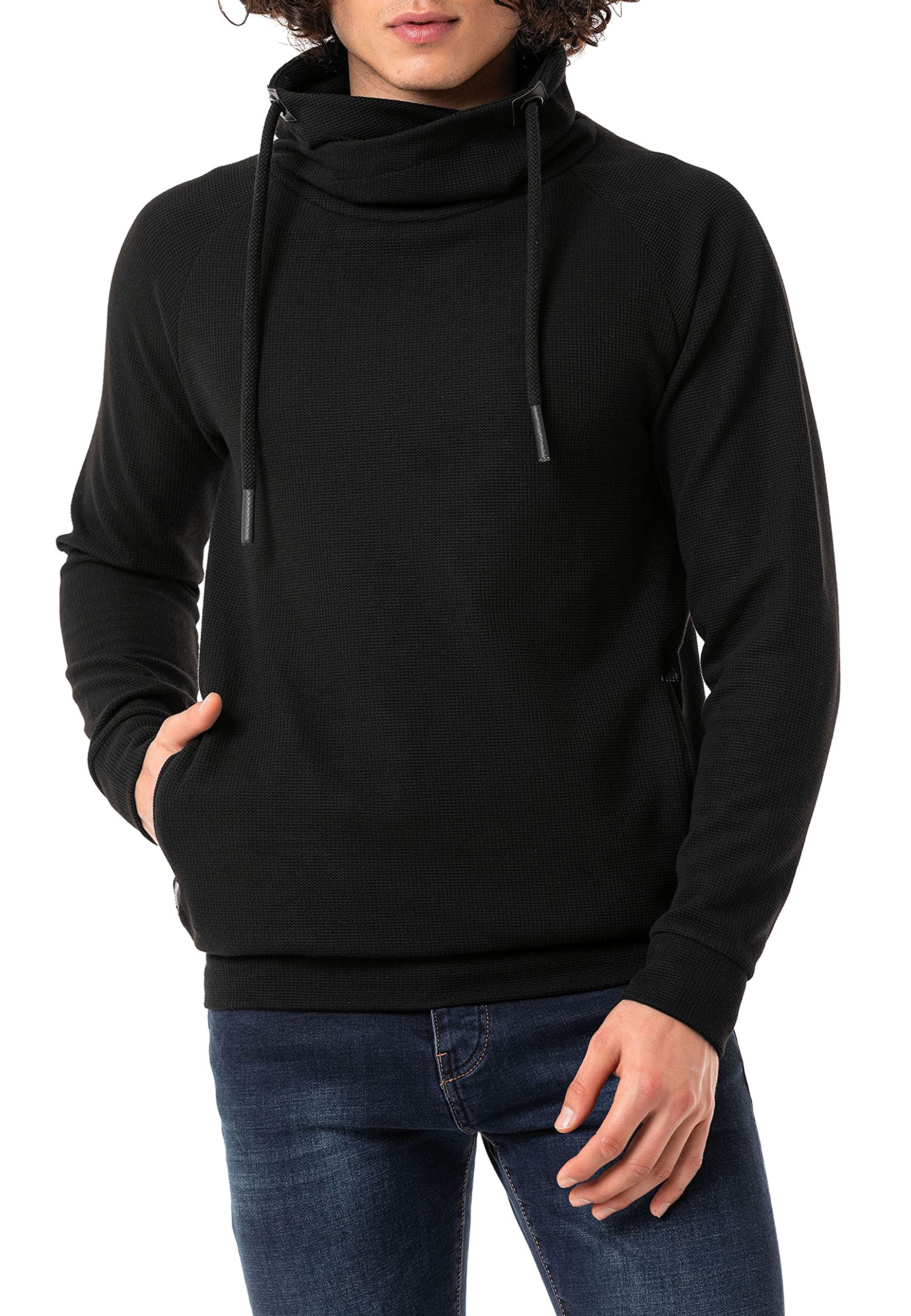 redbridge-m2218-pullover-schalkragen-herren-schwarz image 2