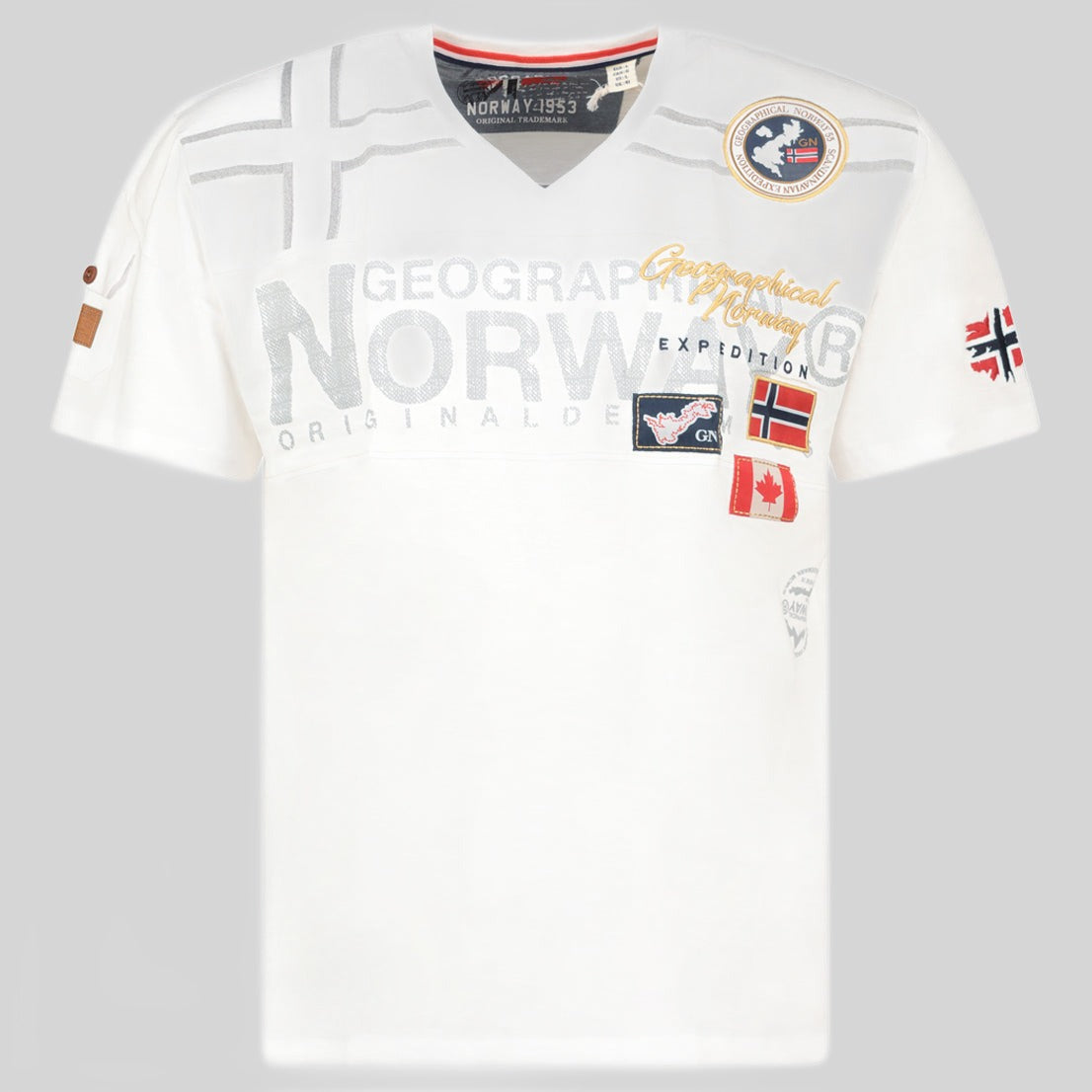 geographical-norway-jaradock-t-shirt-herren-schwarz-v-ausschnitt image 5