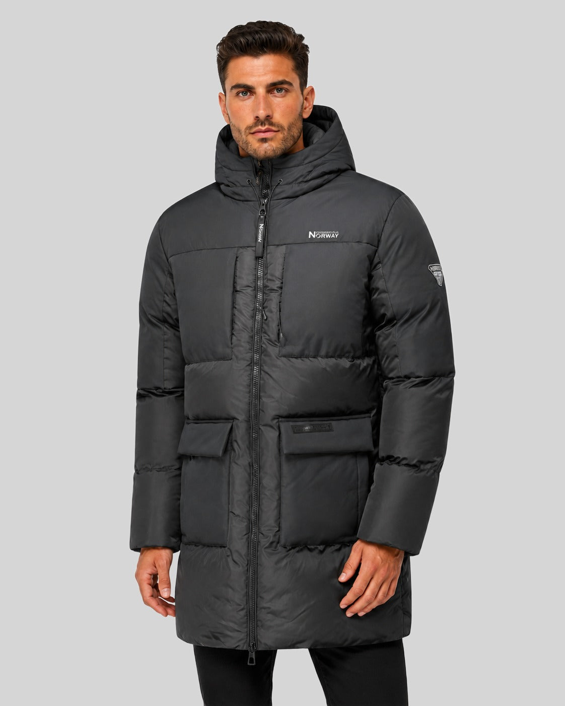 geographical-norway-bocaraton-herren-parka-marine-lang-gesteppt image 6