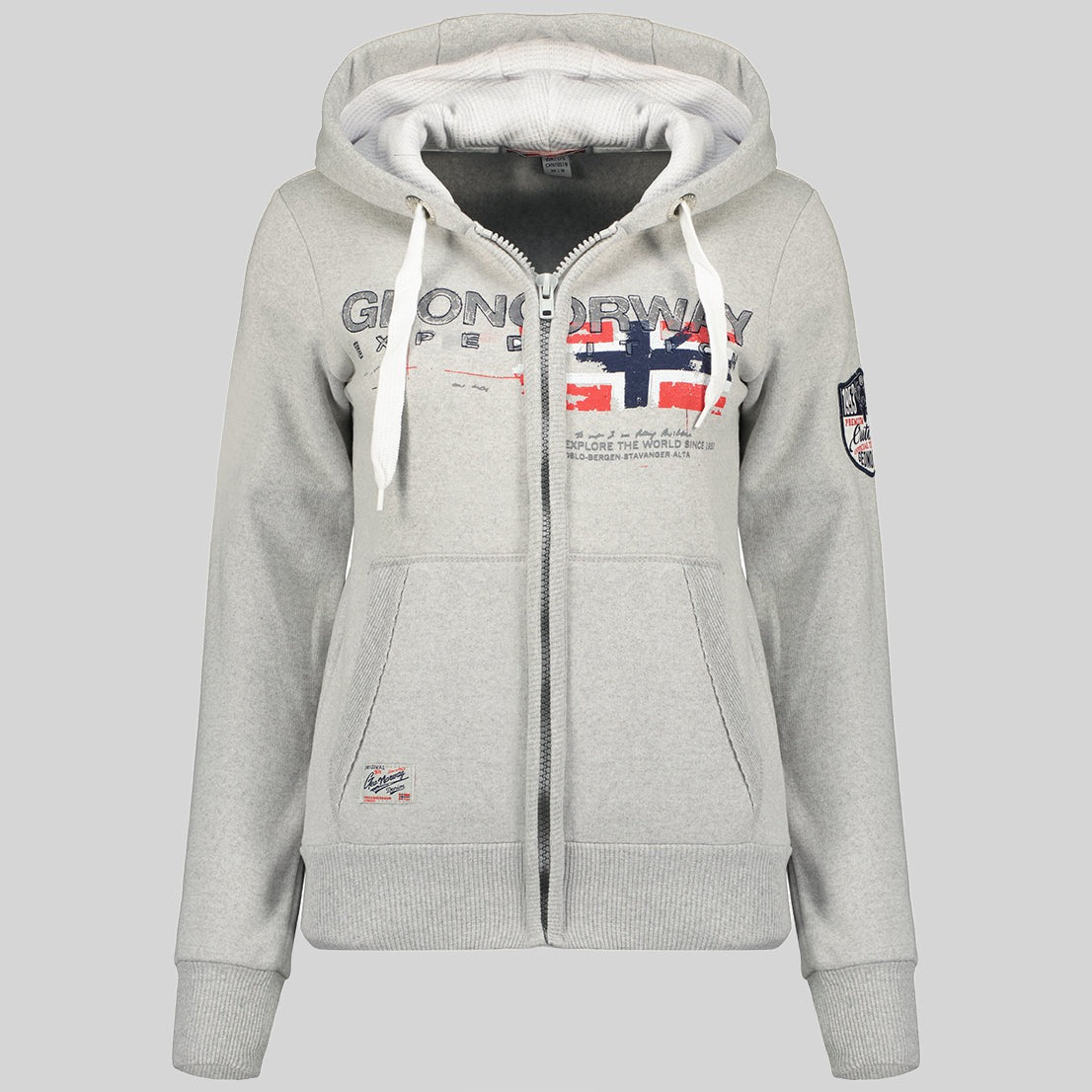 geographical-norway-gisland-damen-sweatjacke-schwarz-kapuze image 8