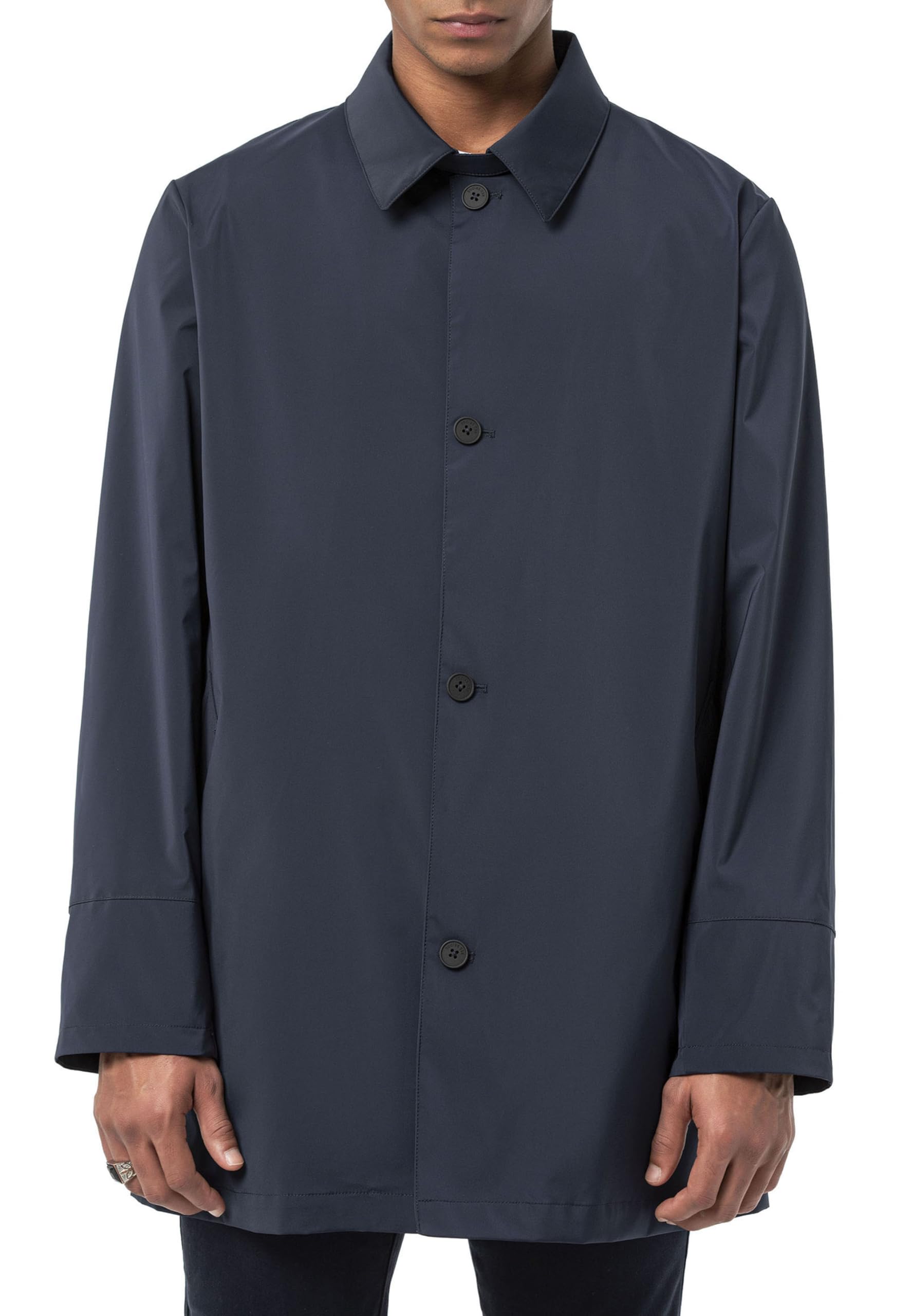 redbridge-trenchcoat-herren-bergangsjacke-lang-navy-blau-l image 3