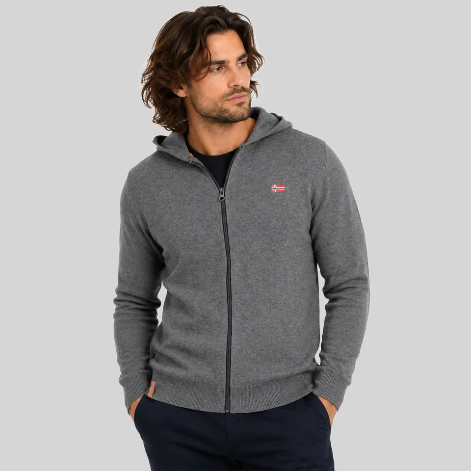 geographical-norway-felinood-pullover-rundhals-dunkelgrau image 1