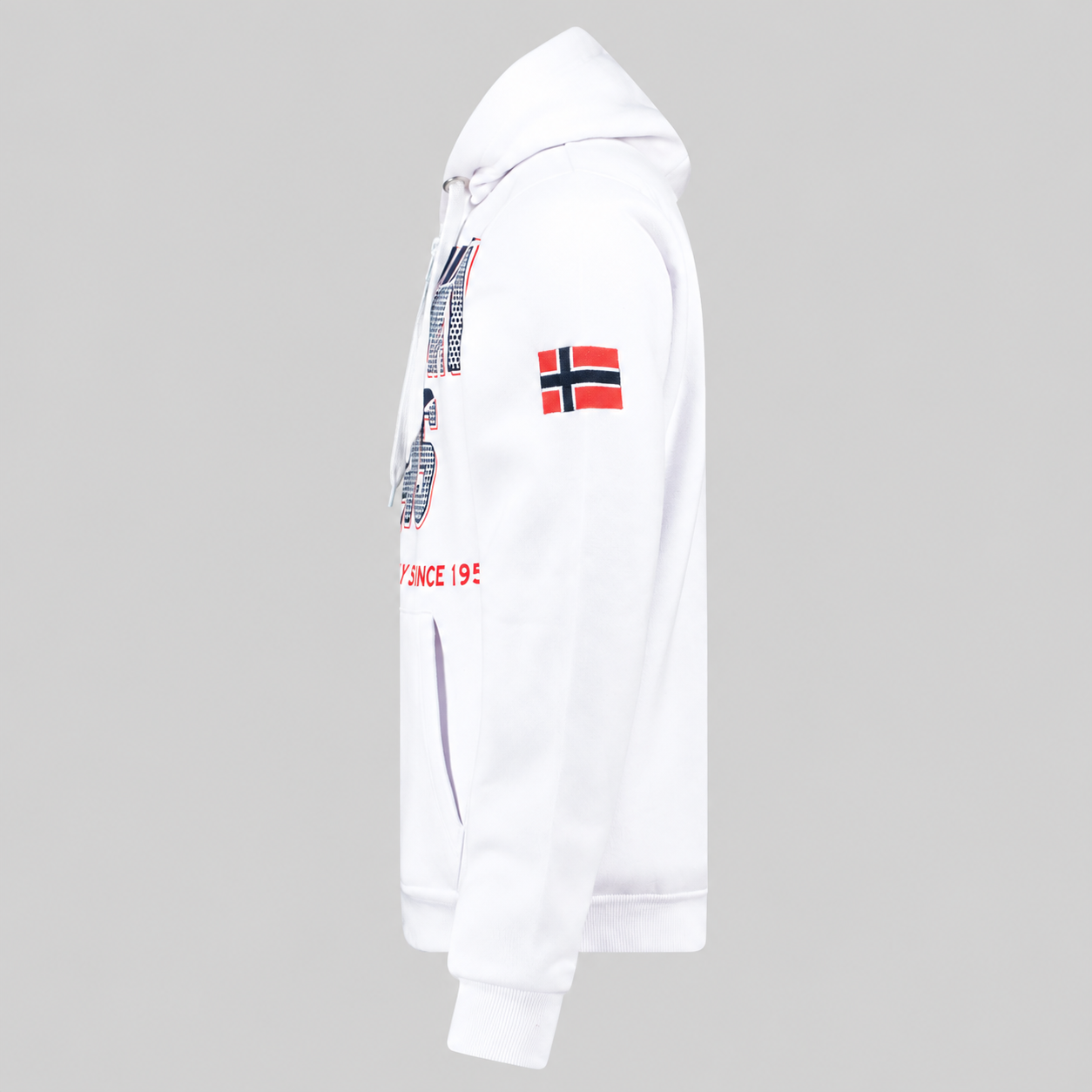 geographical-norway-gasper-herren-zip-hoodie-schwarz-baumwolle image 5