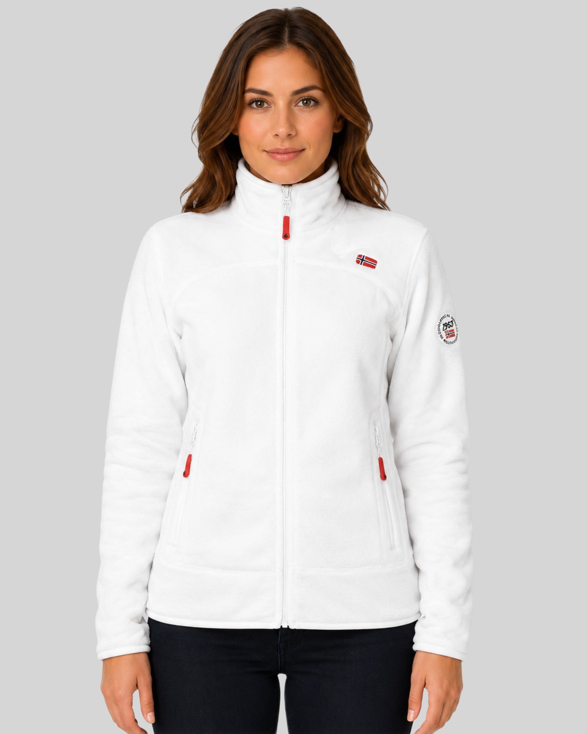 geographical-norway-upaline-fleecejacke-damen-schwarz-rei-verschluss image 7