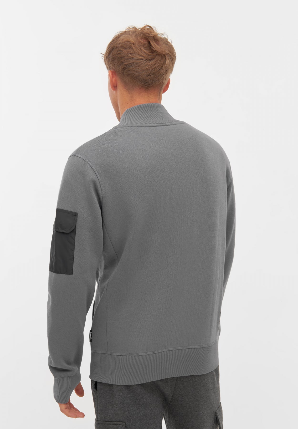 bench-dilla-sweatjacke-sand-herren-baumwolle image 7