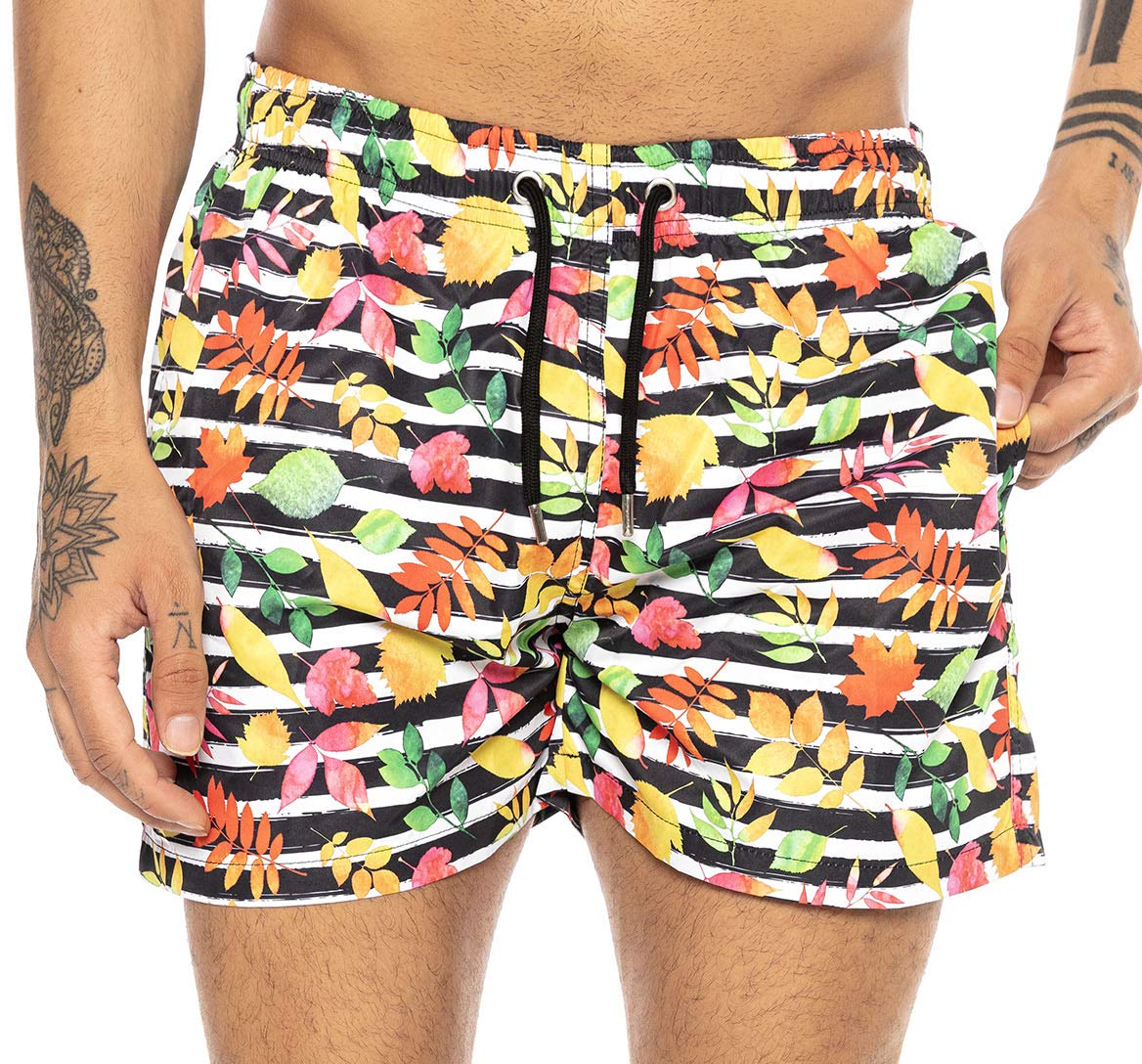 redbridge-shorts-badehose-floral-stripes-mehrfarbig-l image 1