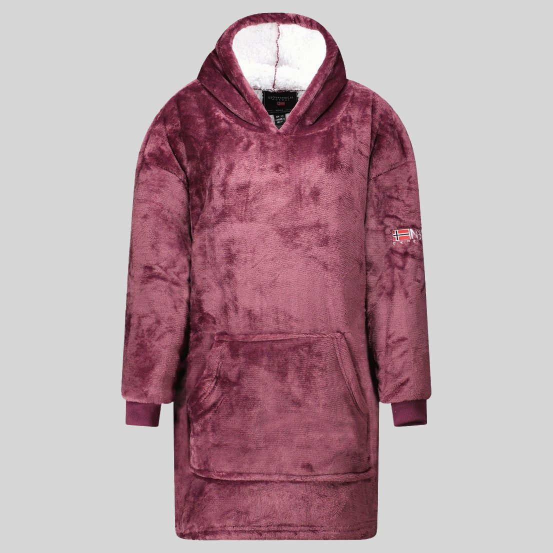 geographical-norway-uddy-damen-fleece-bordeaux-kuschelig image 3