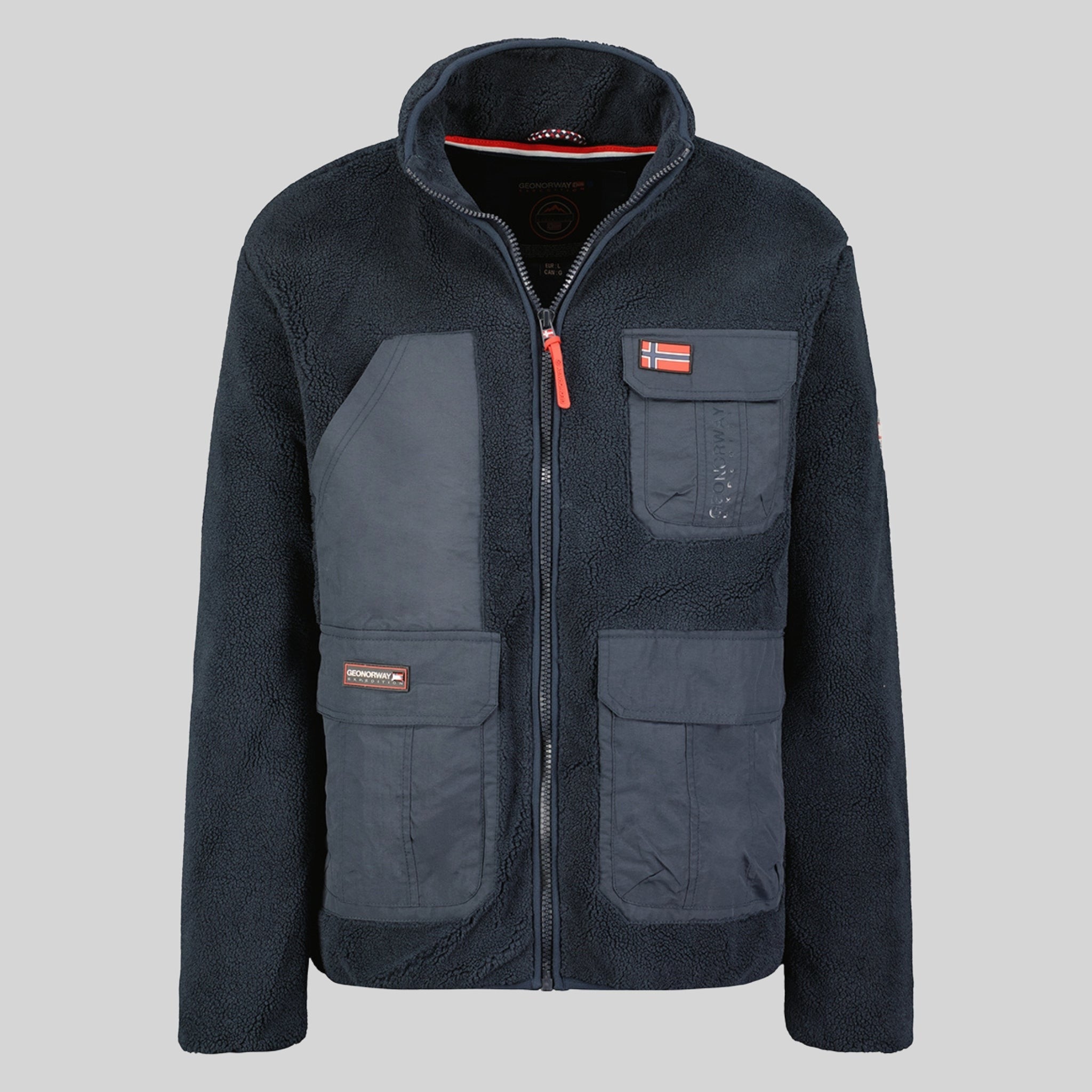 geographical-norway-umare-herren-fleecejacke-marine-winter image 3