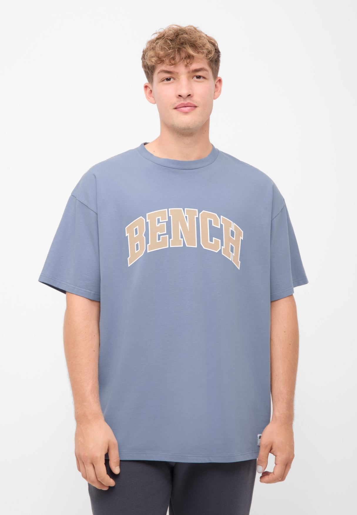 bench-elias-t-shirt-herren-rustic-brown-frontprint-loose image 6