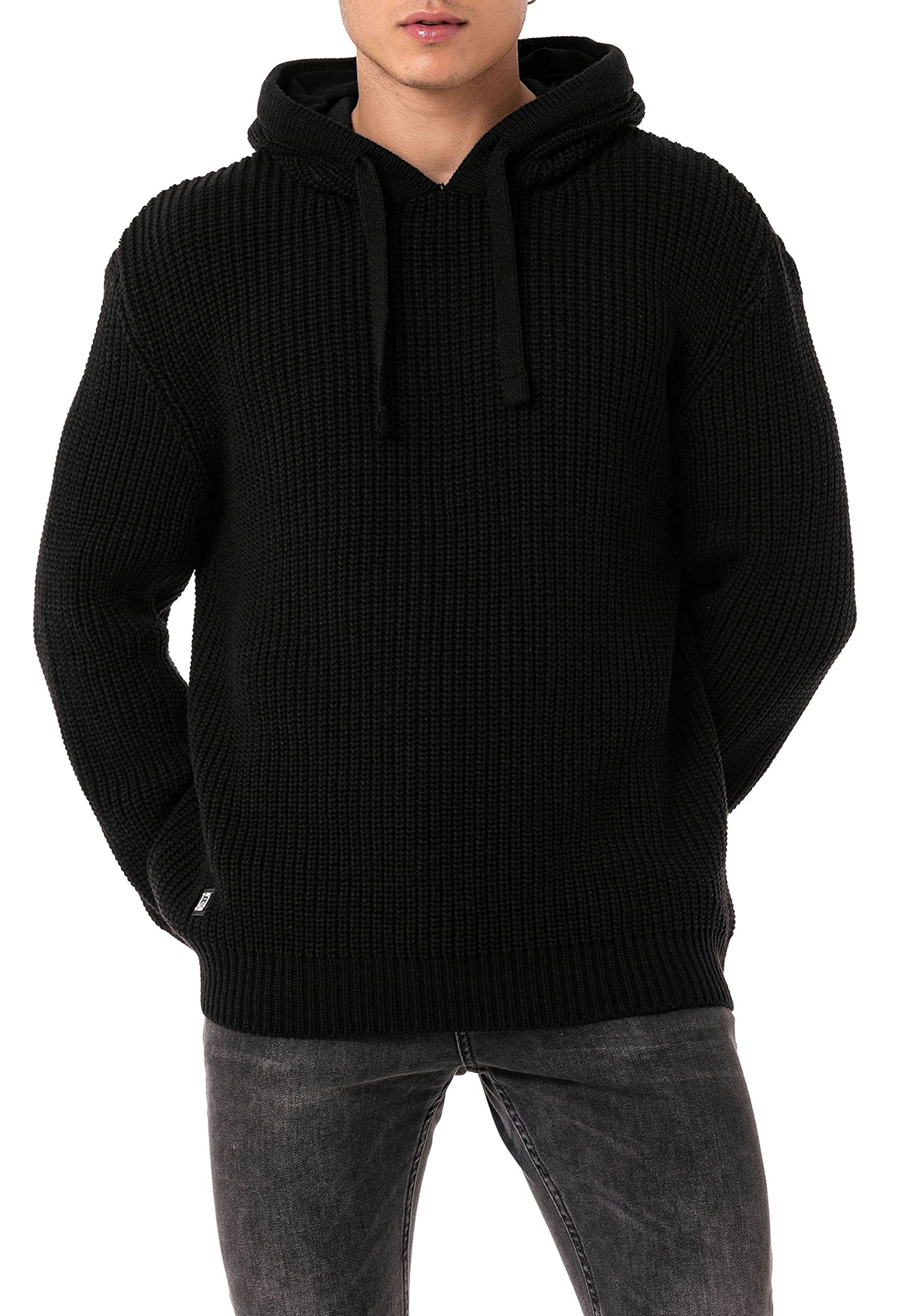 redbridge-pullover-strickpullover-hoodie-mit-kapuze-baumwolle image 2