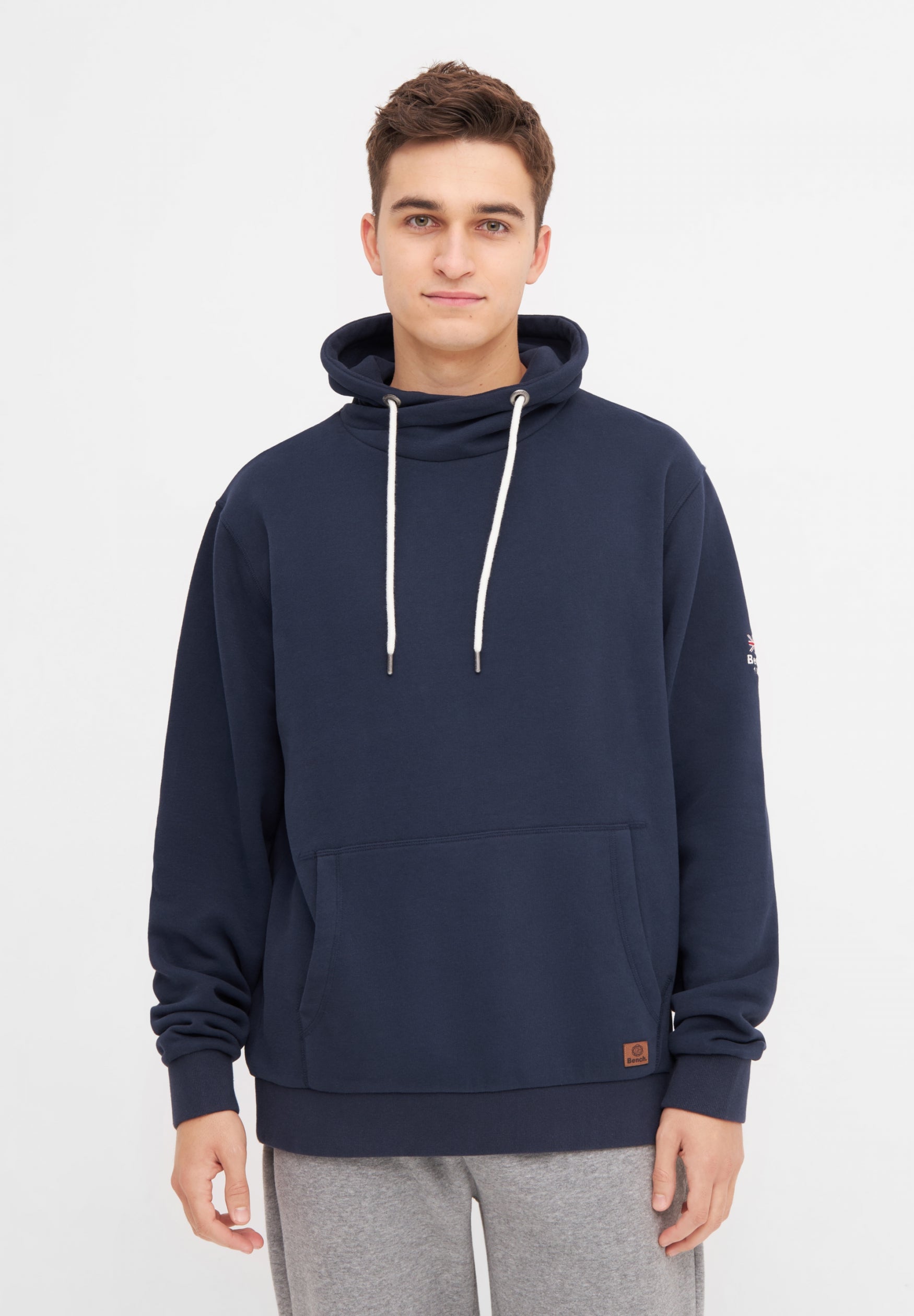bench-malm-pullover-herren-schalkragen-maritime-blue image 2