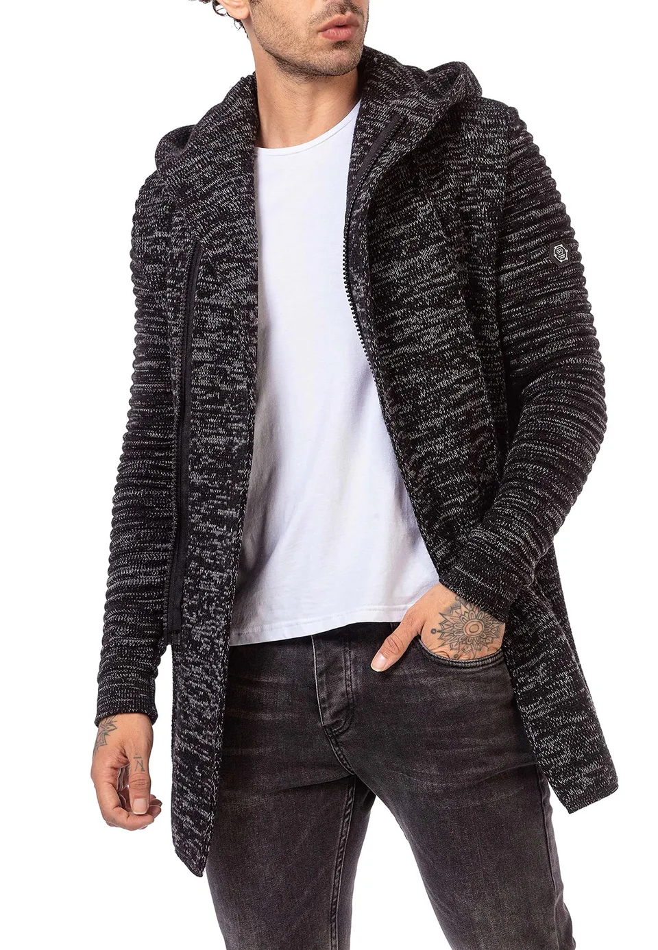 redbridge-cardigans-strickjacke-herren-lang-gr-e-s image 1