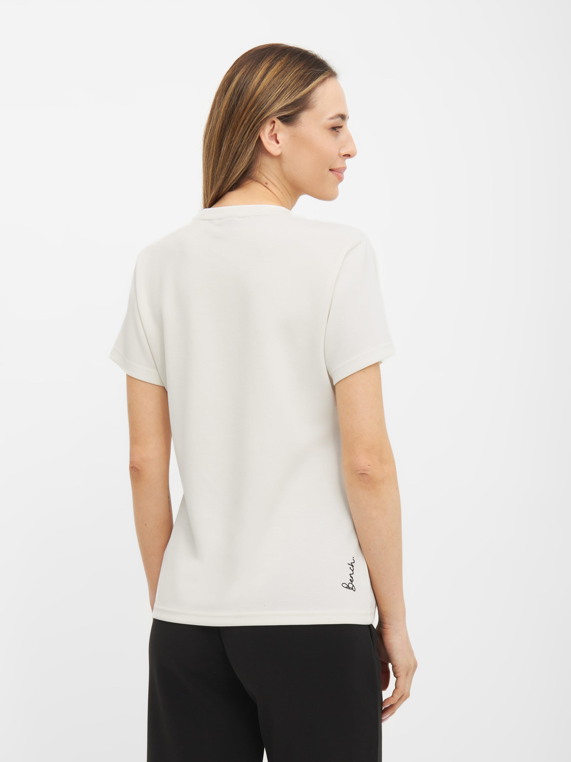 bench-imperia-shirt-t-shirt-damen-schwarz-modal-regular-fit image 6