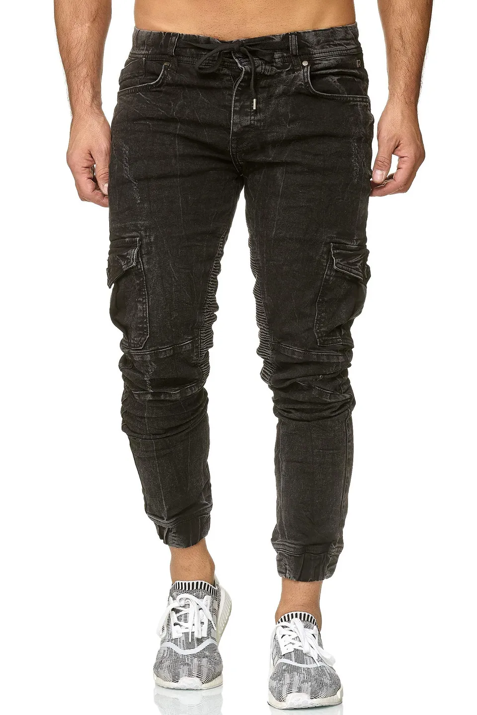 redbridge-jeans-m4208-herren-jogger-cargo-slim-schwarz image 1