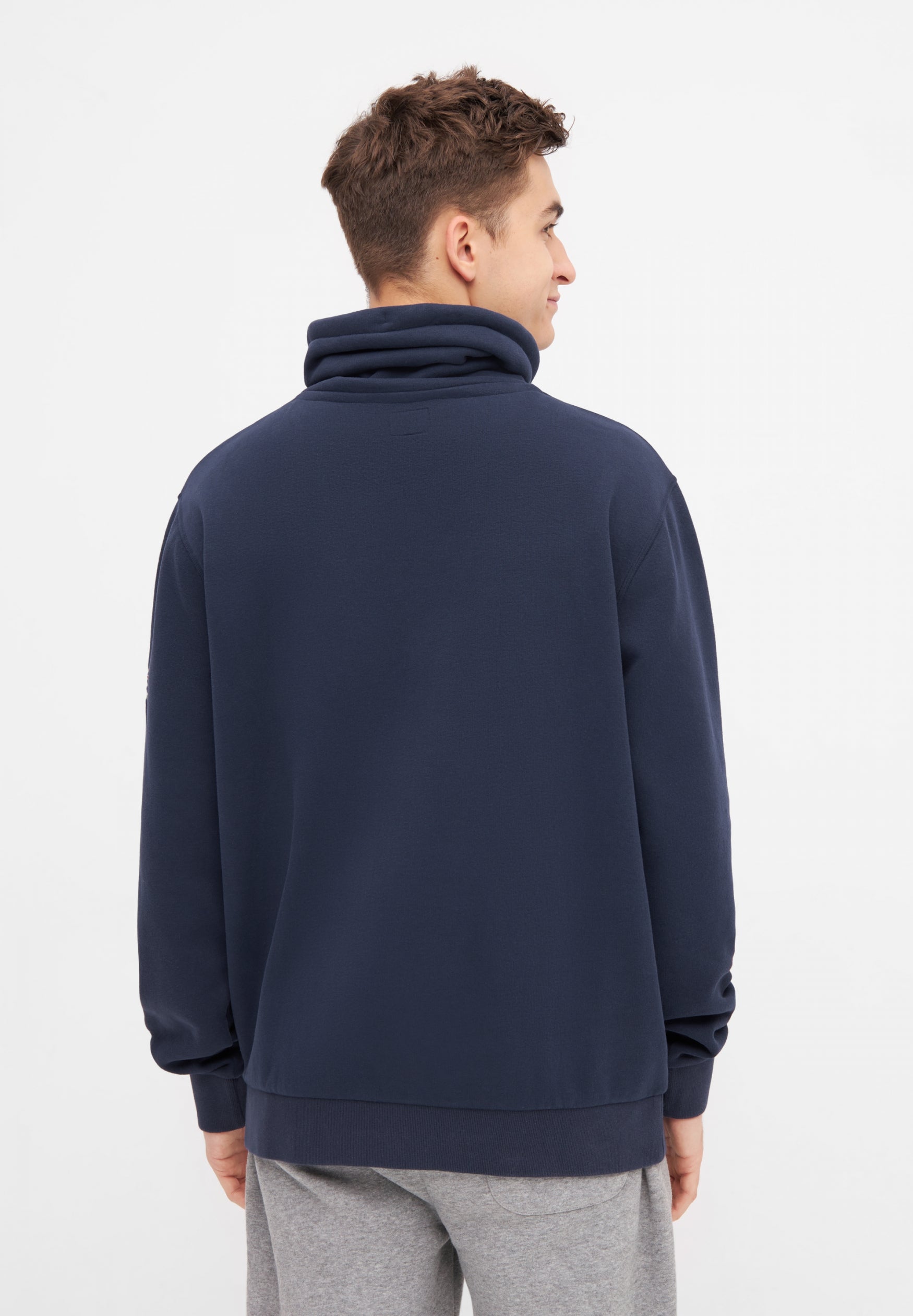 bench-malm-pullover-herren-schalkragen-maritime-blue image 3