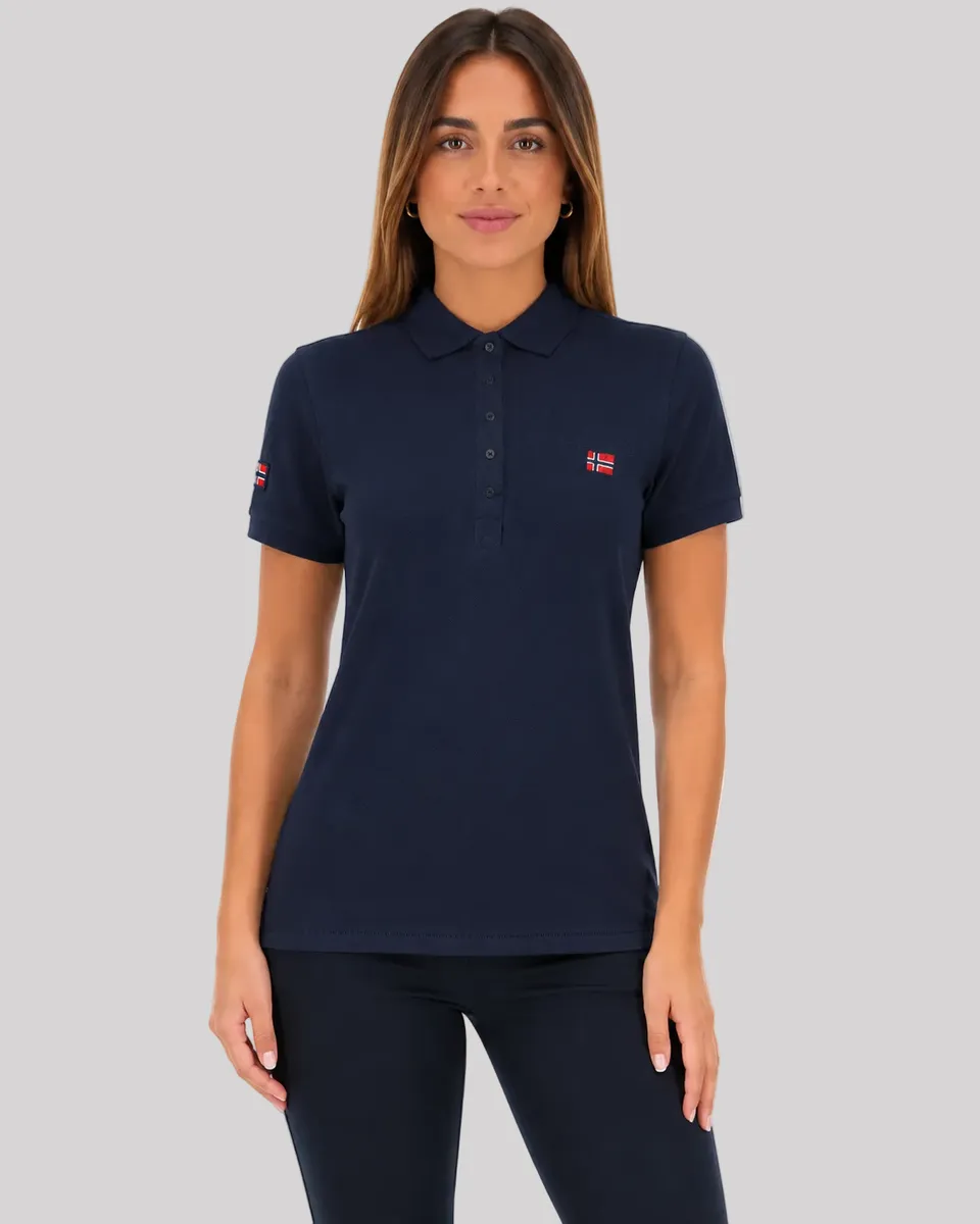 geographical-norway-kelly-damen-polo-marine-baumwolle image 1