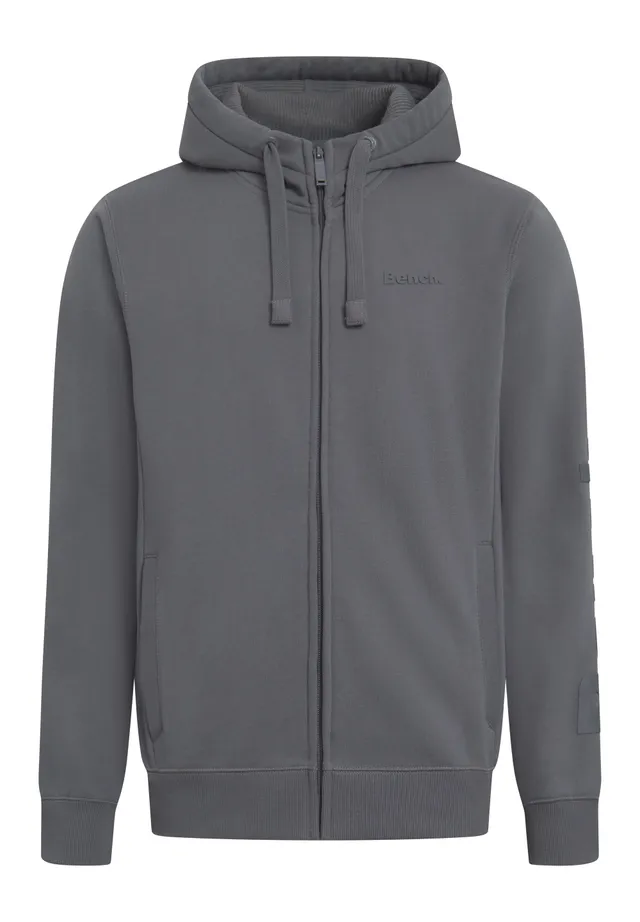 bench-braxton-herren-zip-hoodie-black-sweatjacke-kapuze image 1