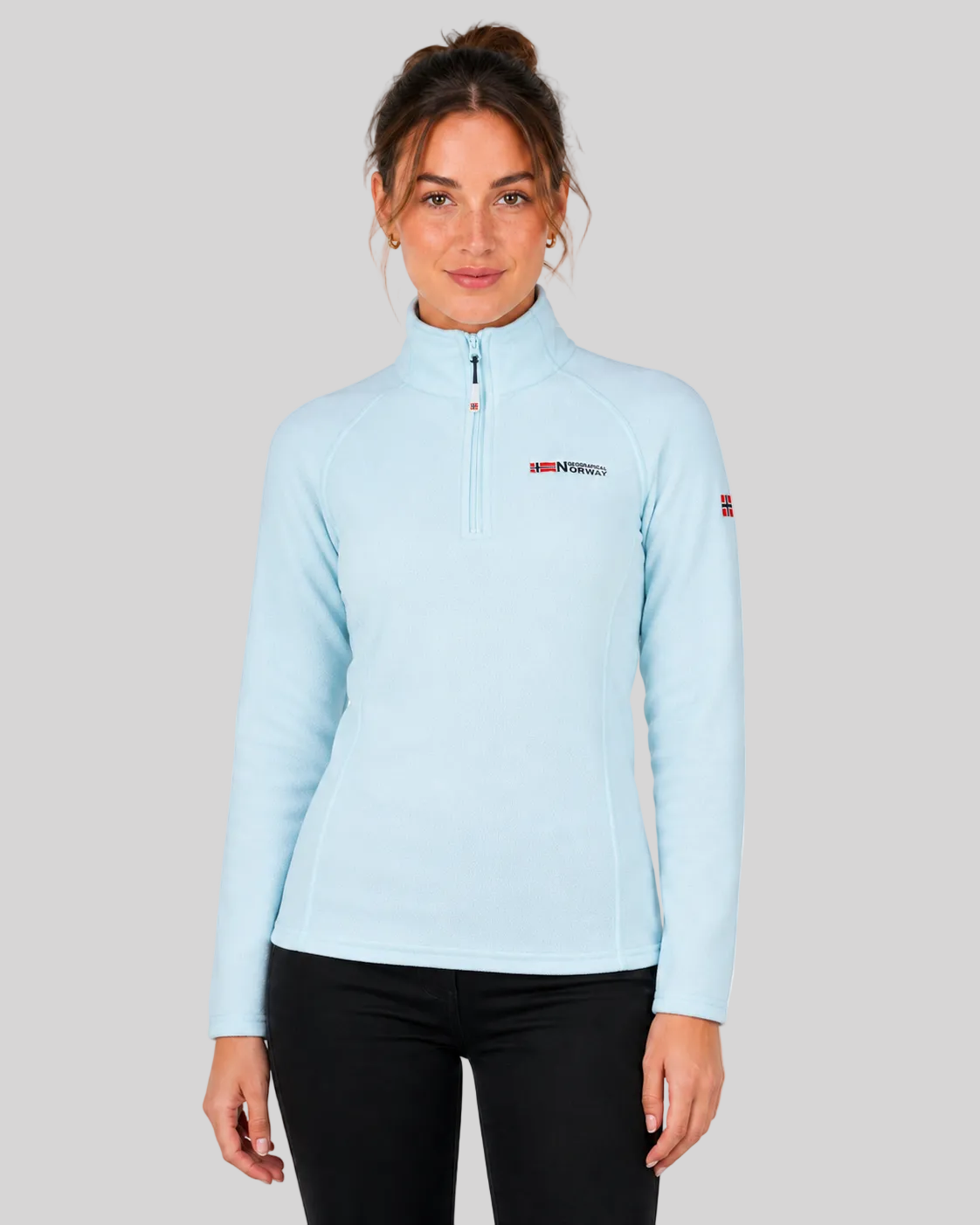 geographical-norway-tug-hz-fleecejacke-damen-hellblau-leicht image 1