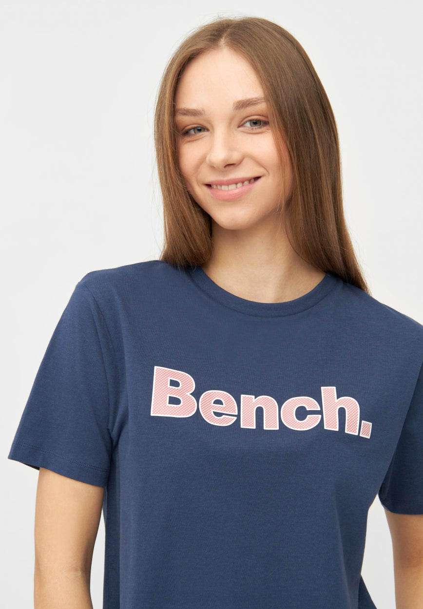 bench-kay-damen-t-shirt-cropped-brightrose-aus-baumwolle image 8