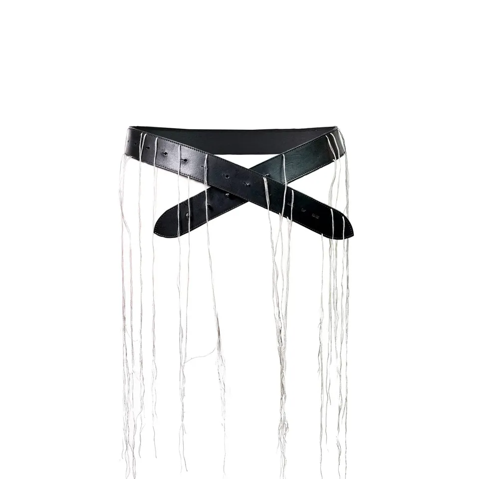 milk-of-lime-accessories-silver-threads-belt-g-rtel-silber image 1